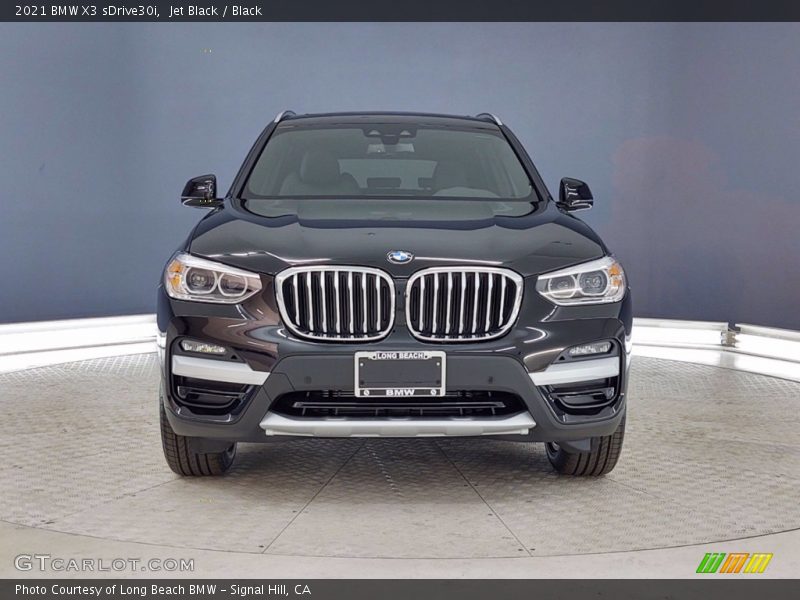 Jet Black / Black 2021 BMW X3 sDrive30i