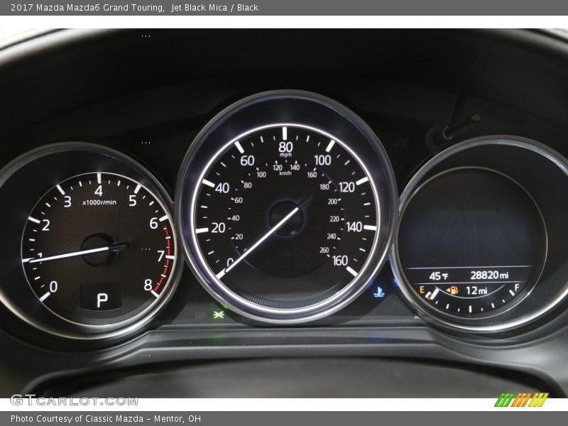 Jet Black Mica / Black 2017 Mazda Mazda6 Grand Touring