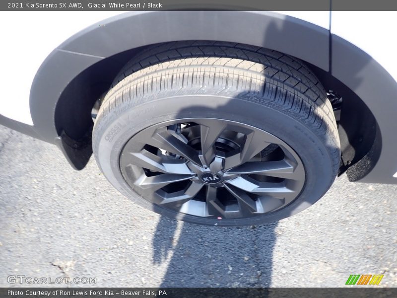 Glacial White Pearl / Black 2021 Kia Sorento SX AWD