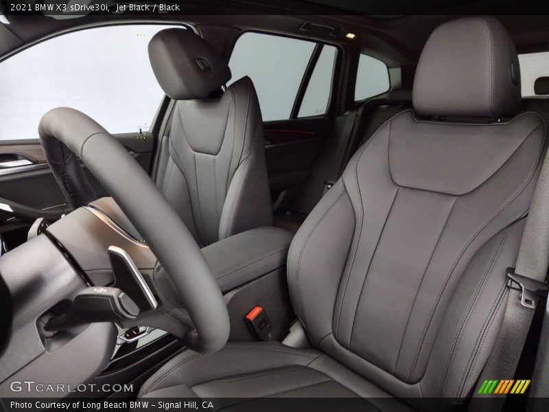 Jet Black / Black 2021 BMW X3 sDrive30i