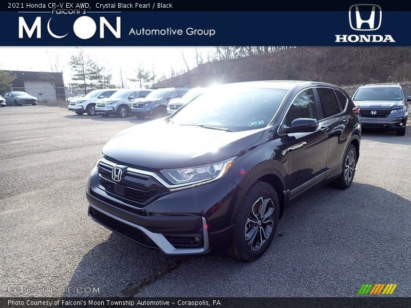 Crystal Black Pearl / Black 2021 Honda CR-V EX AWD