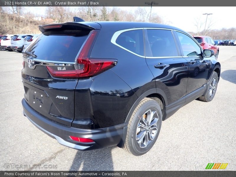 Crystal Black Pearl / Black 2021 Honda CR-V EX AWD