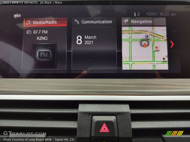 Jet Black / Black 2021 BMW X3 sDrive30i