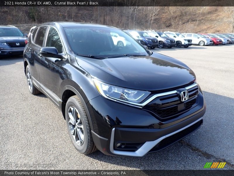 Crystal Black Pearl / Black 2021 Honda CR-V EX AWD