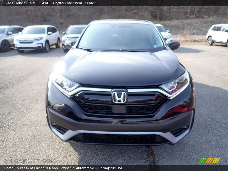 Crystal Black Pearl / Black 2021 Honda CR-V EX AWD