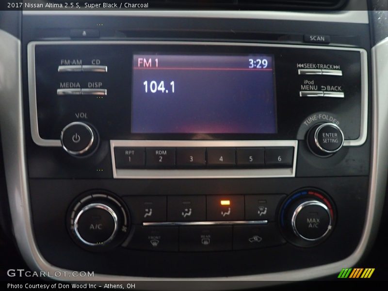 Super Black / Charcoal 2017 Nissan Altima 2.5 S
