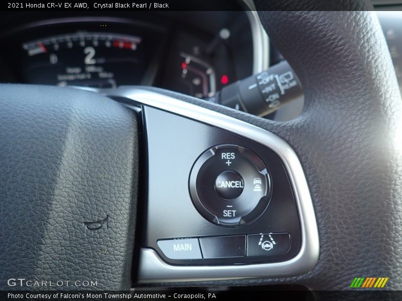 Crystal Black Pearl / Black 2021 Honda CR-V EX AWD