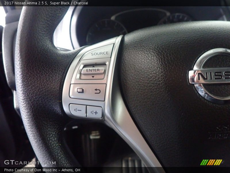 Super Black / Charcoal 2017 Nissan Altima 2.5 S