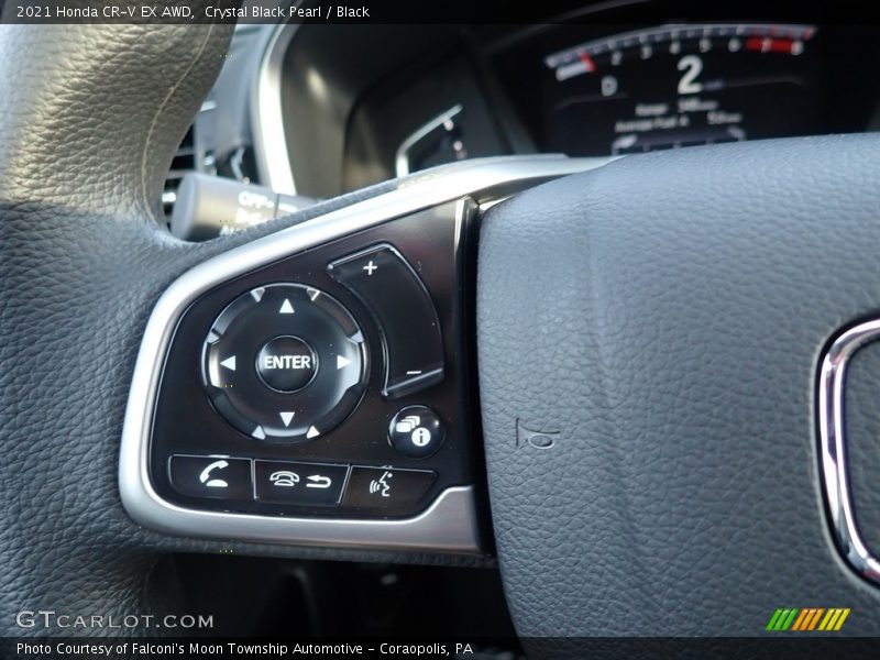 Crystal Black Pearl / Black 2021 Honda CR-V EX AWD
