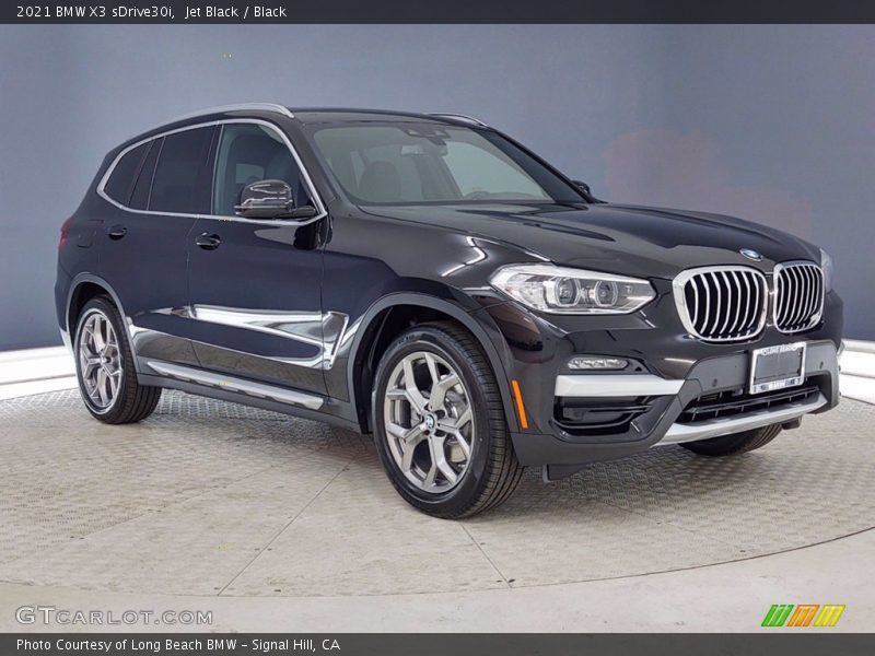 Jet Black / Black 2021 BMW X3 sDrive30i