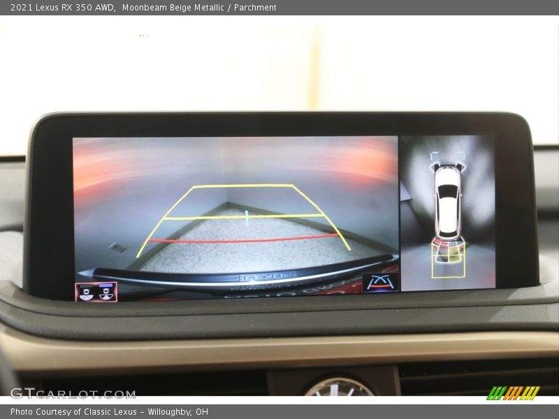 Moonbeam Beige Metallic / Parchment 2021 Lexus RX 350 AWD