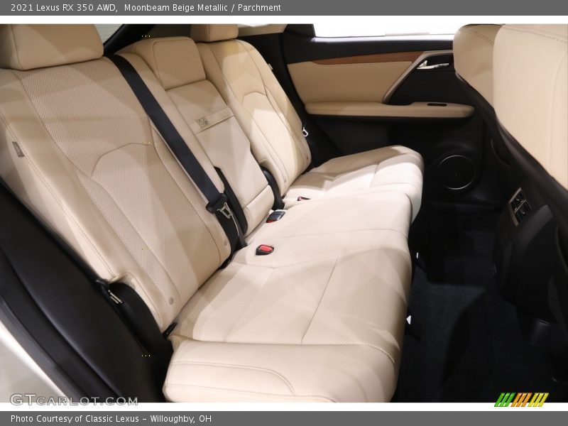 Rear Seat of 2021 RX 350 AWD