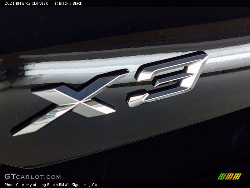 Jet Black / Black 2021 BMW X3 xDrive30i