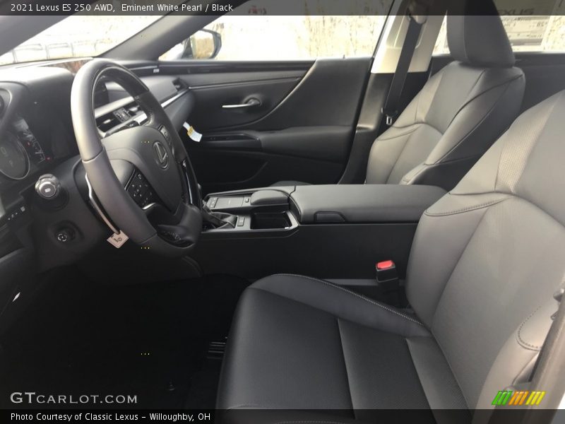 Eminent White Pearl / Black 2021 Lexus ES 250 AWD