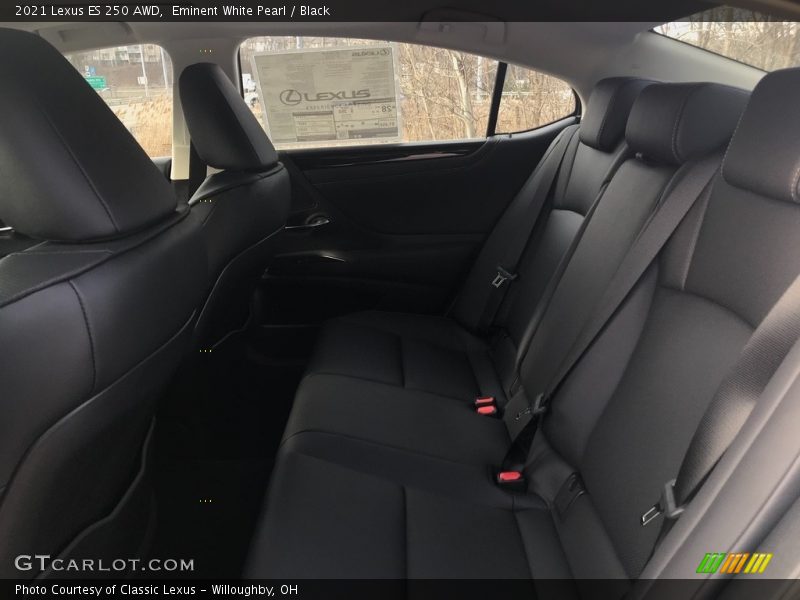 Eminent White Pearl / Black 2021 Lexus ES 250 AWD