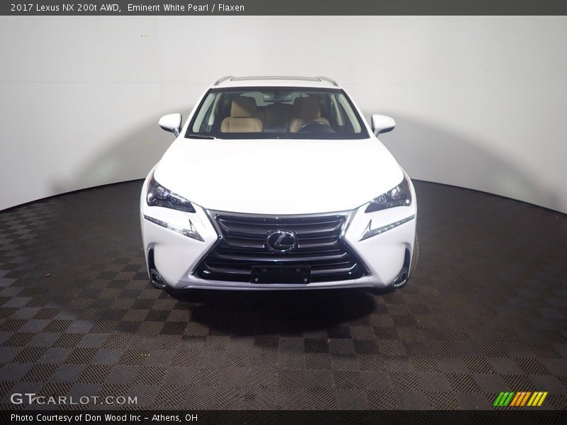 Eminent White Pearl / Flaxen 2017 Lexus NX 200t AWD