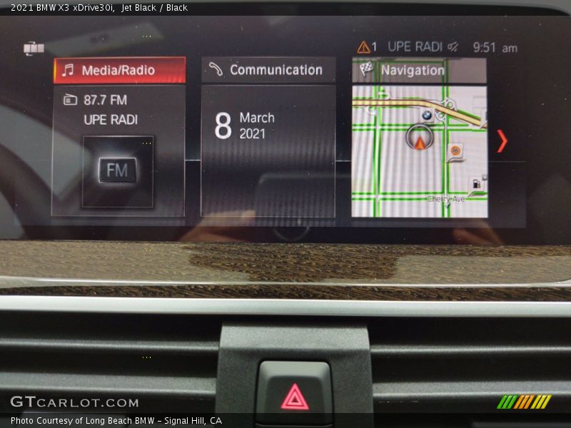 Jet Black / Black 2021 BMW X3 xDrive30i