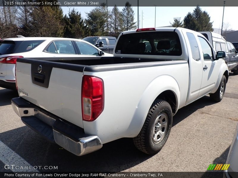 Glacier White / Steel 2015 Nissan Frontier S King Cab