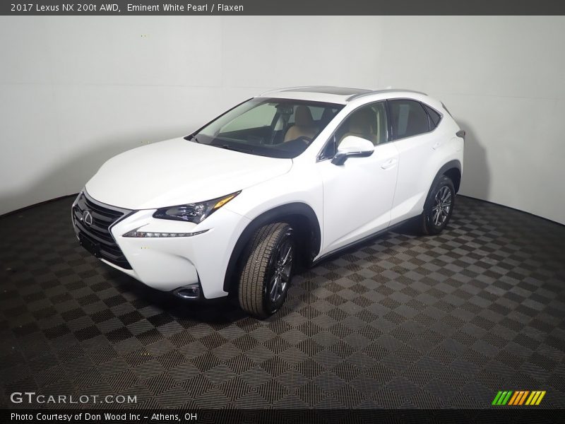 Eminent White Pearl / Flaxen 2017 Lexus NX 200t AWD