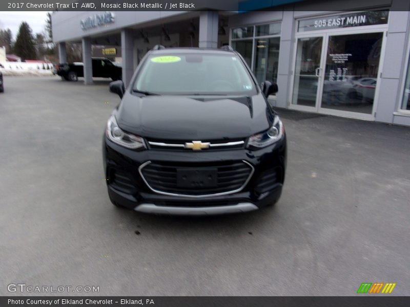 Mosaic Black Metallic / Jet Black 2017 Chevrolet Trax LT AWD