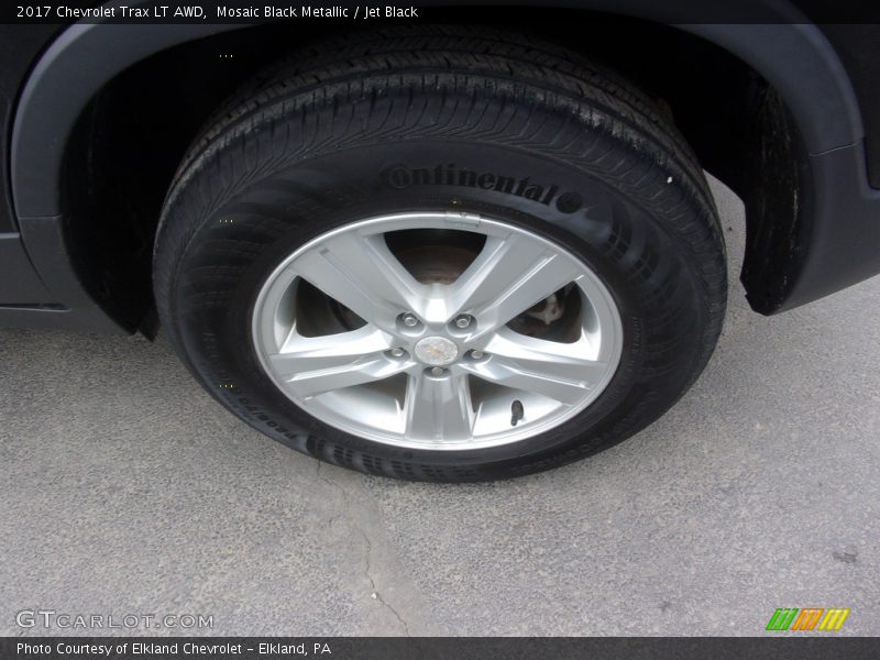 Mosaic Black Metallic / Jet Black 2017 Chevrolet Trax LT AWD