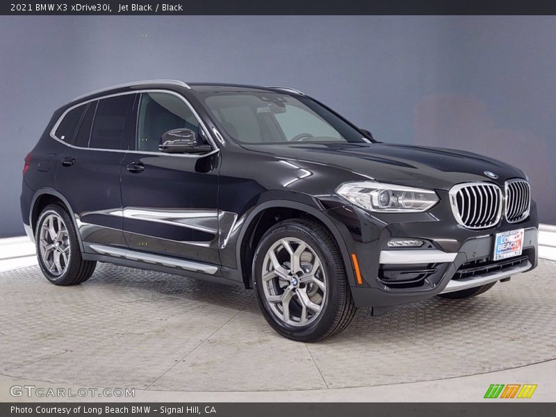 Jet Black / Black 2021 BMW X3 xDrive30i