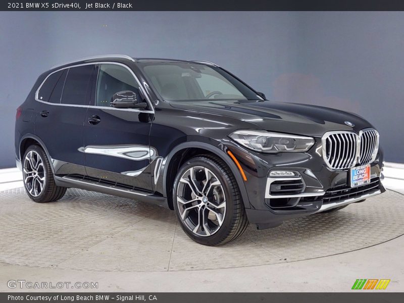 Jet Black / Black 2021 BMW X5 sDrive40i