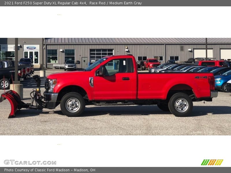 Race Red / Medium Earth Gray 2021 Ford F250 Super Duty XL Regular Cab 4x4