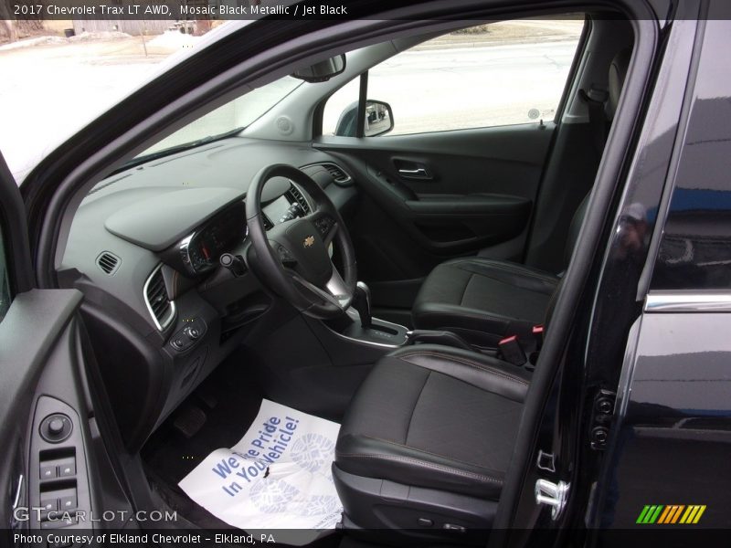 Mosaic Black Metallic / Jet Black 2017 Chevrolet Trax LT AWD