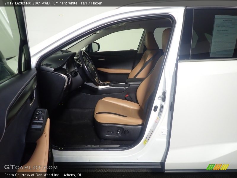 Eminent White Pearl / Flaxen 2017 Lexus NX 200t AWD