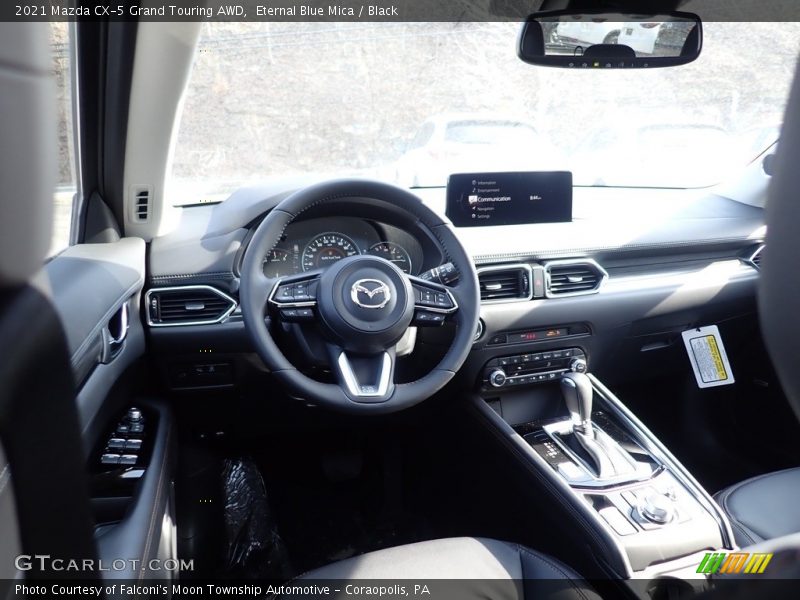Eternal Blue Mica / Black 2021 Mazda CX-5 Grand Touring AWD