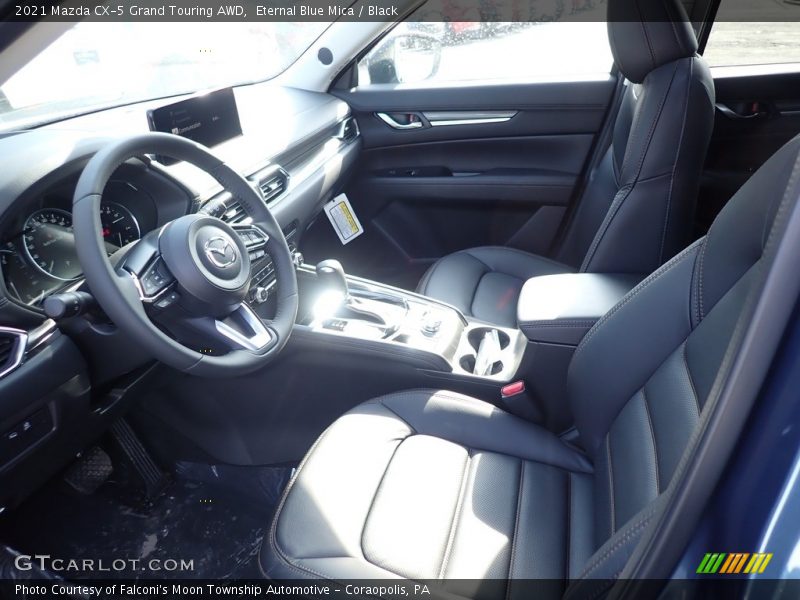 Eternal Blue Mica / Black 2021 Mazda CX-5 Grand Touring AWD