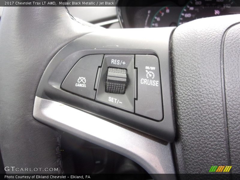 Mosaic Black Metallic / Jet Black 2017 Chevrolet Trax LT AWD