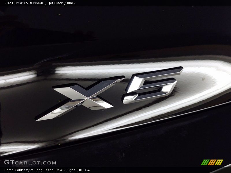 Jet Black / Black 2021 BMW X5 sDrive40i