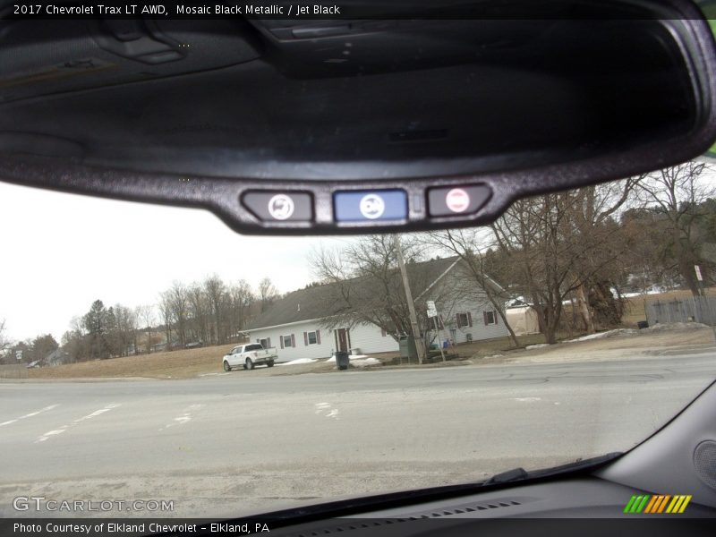 Mosaic Black Metallic / Jet Black 2017 Chevrolet Trax LT AWD