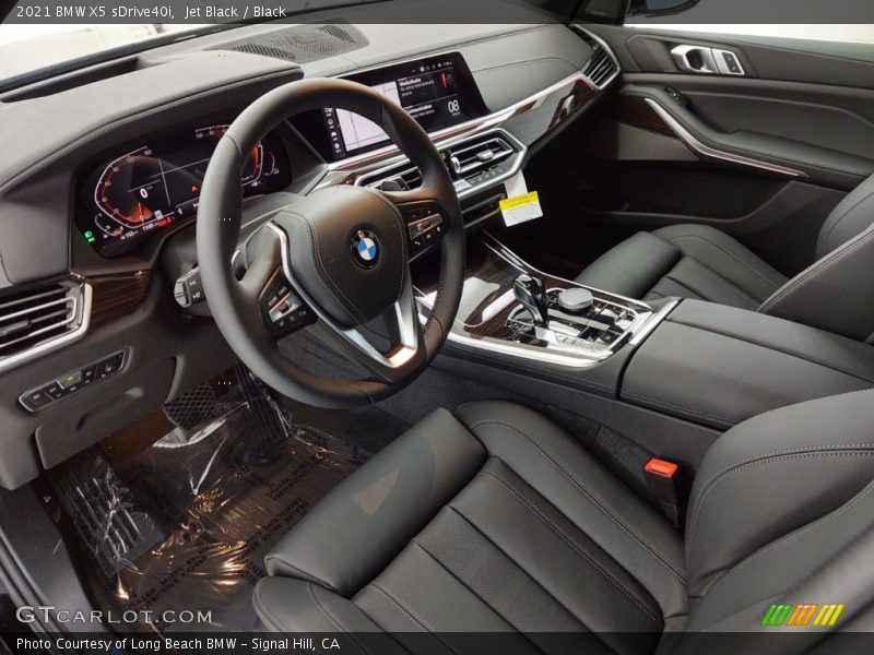 Jet Black / Black 2021 BMW X5 sDrive40i