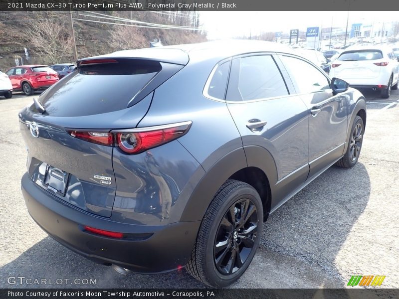 Polymetal Gray Metallic / Black 2021 Mazda CX-30 Turbo Premium Plus AWD