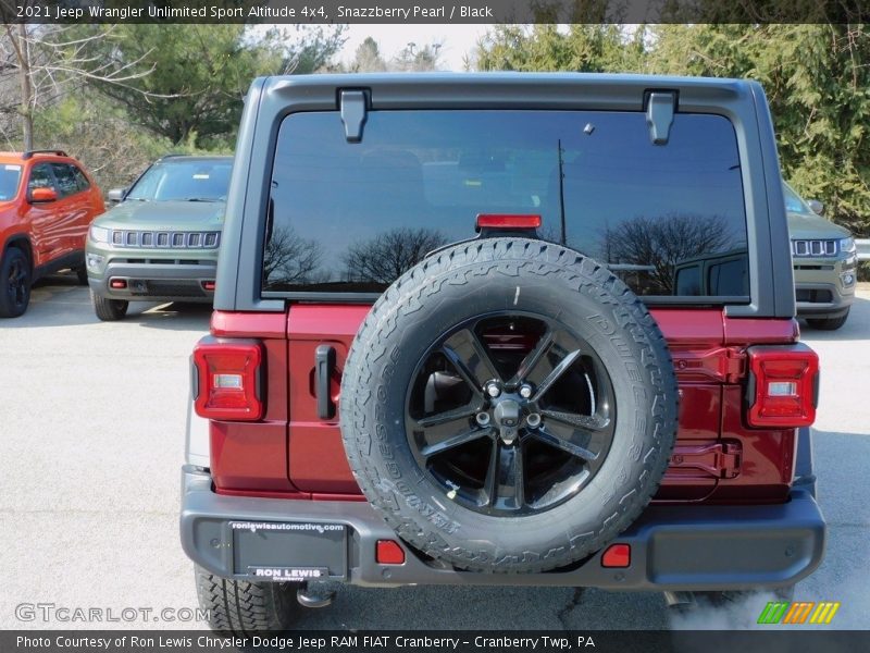 Snazzberry Pearl / Black 2021 Jeep Wrangler Unlimited Sport Altitude 4x4