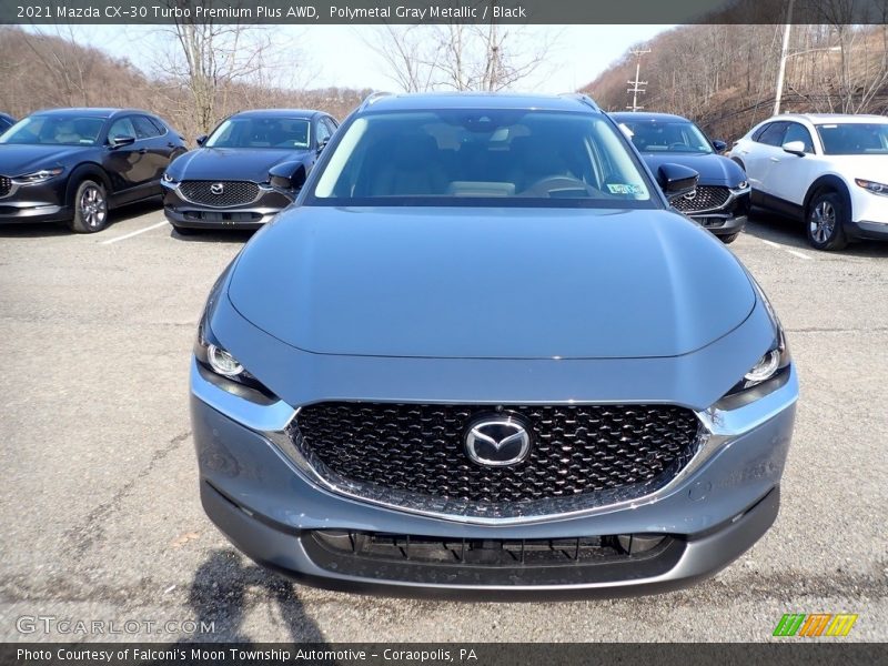 Polymetal Gray Metallic / Black 2021 Mazda CX-30 Turbo Premium Plus AWD