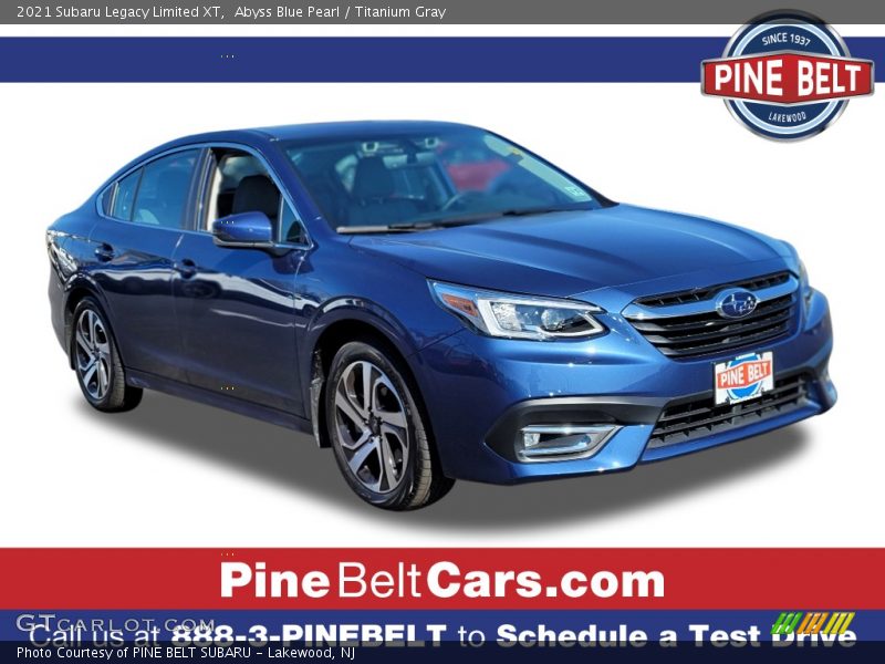 Abyss Blue Pearl / Titanium Gray 2021 Subaru Legacy Limited XT