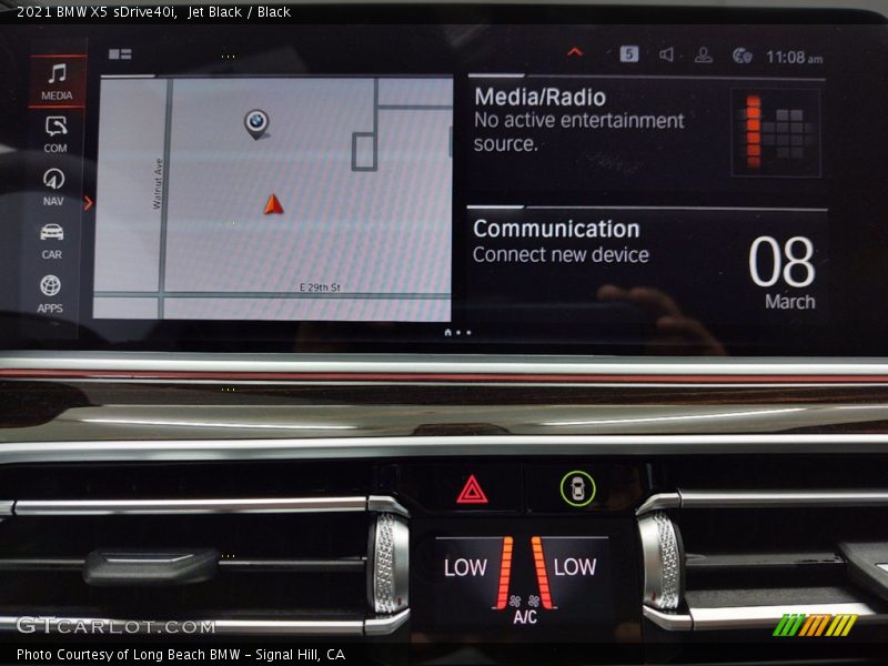 Jet Black / Black 2021 BMW X5 sDrive40i