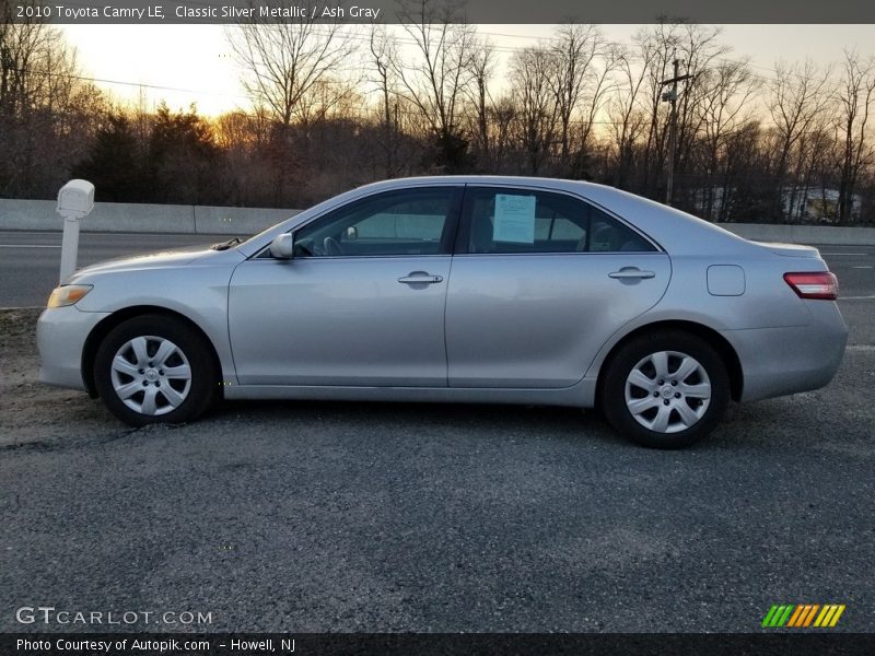 Classic Silver Metallic / Ash Gray 2010 Toyota Camry LE