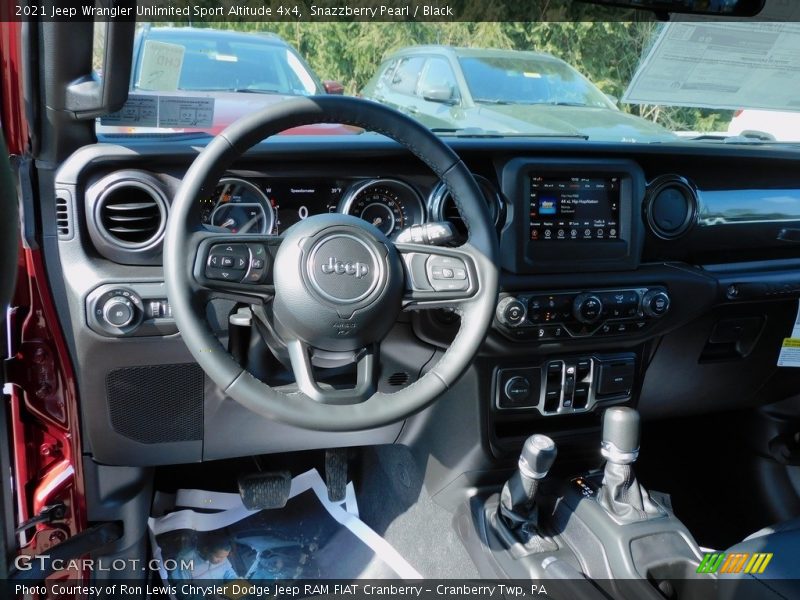 Snazzberry Pearl / Black 2021 Jeep Wrangler Unlimited Sport Altitude 4x4