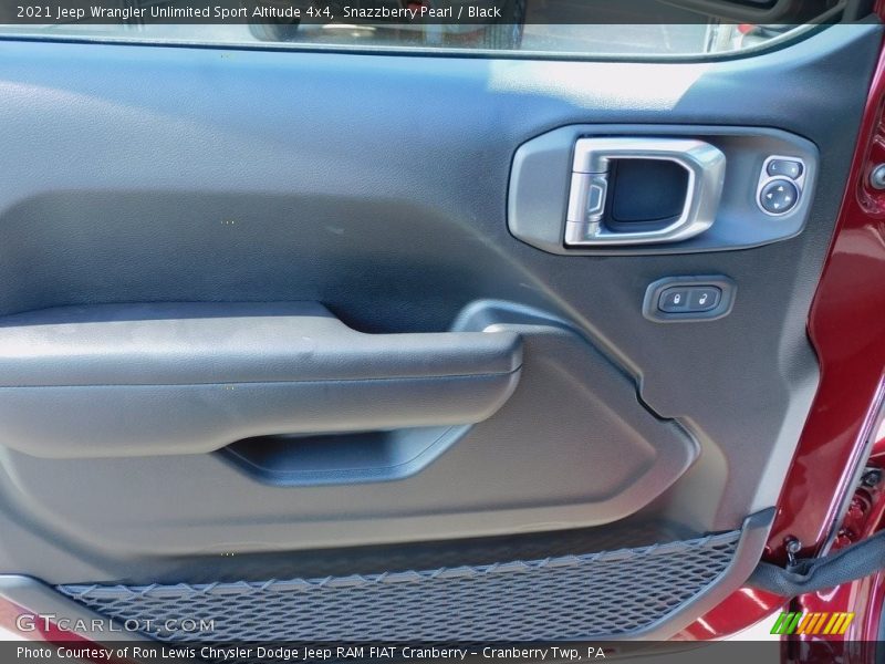 Snazzberry Pearl / Black 2021 Jeep Wrangler Unlimited Sport Altitude 4x4