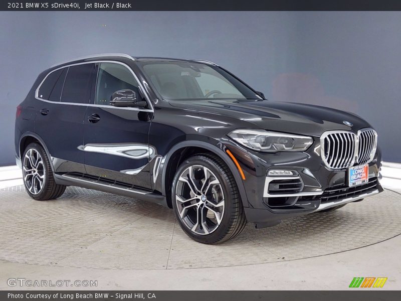 Jet Black / Black 2021 BMW X5 sDrive40i