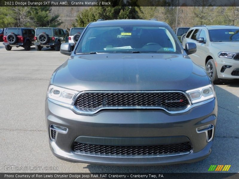 Granite Metallic / Black 2021 Dodge Durango SXT Plus AWD