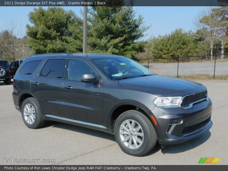 Granite Metallic / Black 2021 Dodge Durango SXT Plus AWD