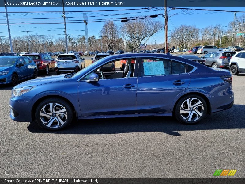 Abyss Blue Pearl / Titanium Gray 2021 Subaru Legacy Limited XT
