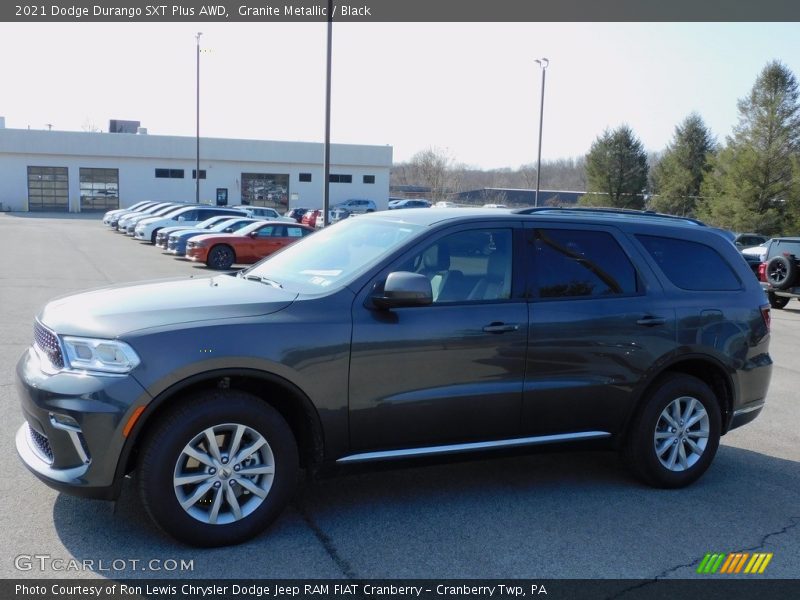 Granite Metallic / Black 2021 Dodge Durango SXT Plus AWD