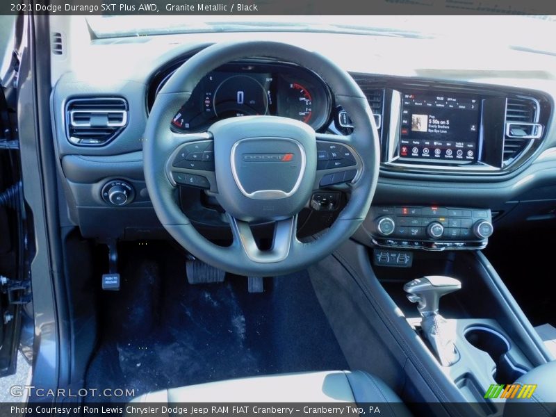 Granite Metallic / Black 2021 Dodge Durango SXT Plus AWD